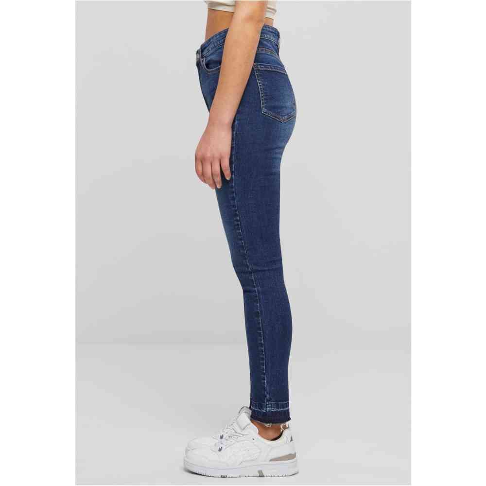 Urban Classics - Skinny fit Skinny jeans - Donkerblauw